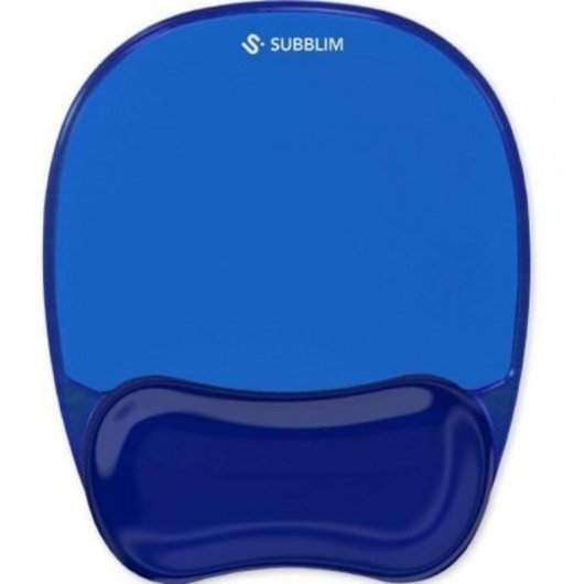 Mauspad Subblim Ergo Crystal Flex Gel Dunkelblau Rutschfest