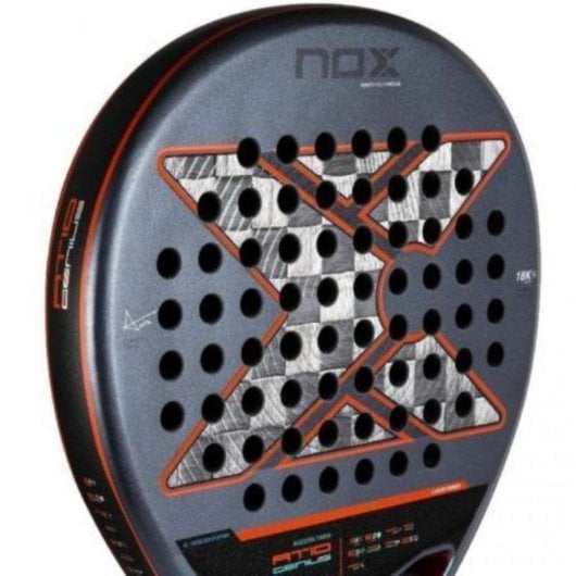 Raquette de padel Nox Sport AT10 Genius Alum 18K contrôle spin carbone
