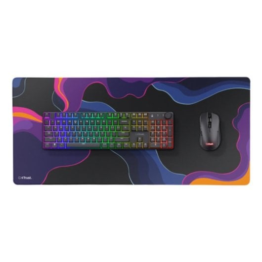 Alfombrinha Trust GXT 759 XXL Gaming Bordas Cositadas Base Antiderrapante PET