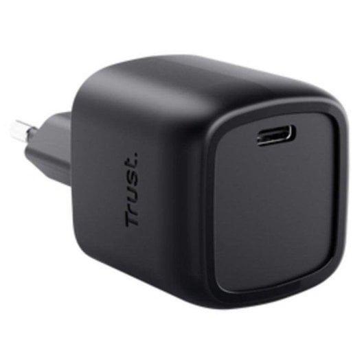 Caricatore Trust Maxo GaN USB-C 30W Power Delivery PPS Compatto Nero