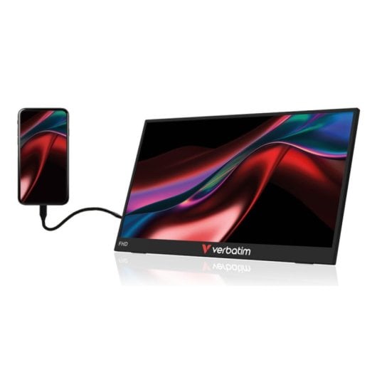 Monitor Verbatim Portable LIGHT 15.6" FullHD 60Hz IPS 10ms HDR FreeSync