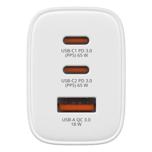 Steckdosenleiste Verbatim 32353 3 Steckplu00e4tze 2 USB-C 1 USB-A 65W GaN weiu00df