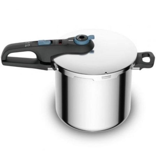 Olla a presión Tefal Secure Trendy P2584401 8L acero inoxidable 25 cm inducción