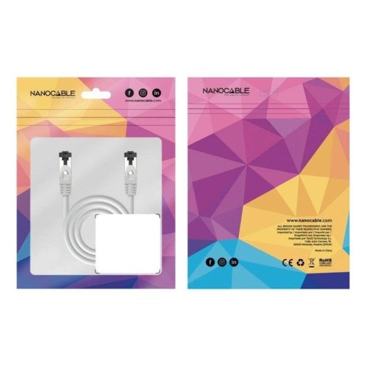 Câble réseau Nanocable 10.20.2000-L30 Cat.8.1 SSTP 0,3 m 40Gbps LSZH Gris