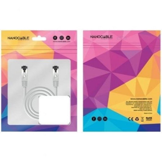 Câble réseau Nanocable 10.20.2000-L30 Cat.8.1 SSTP 0,3 m 40Gbps LSZH Gris