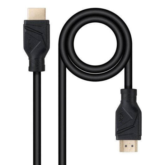 Cable HDMI Nanocable 8K 48Gbps 0,5 m Macho-Macho CCS Negro
