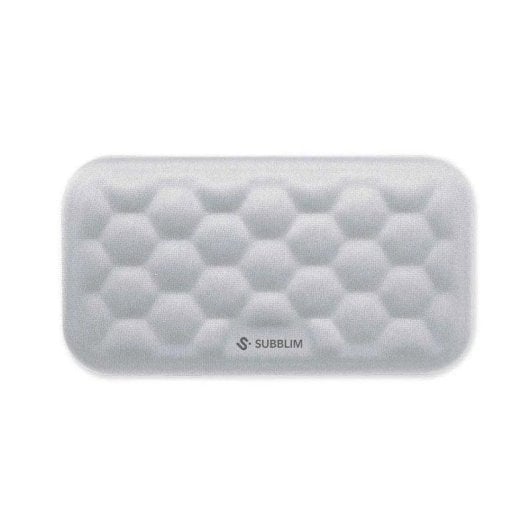 Reposamuñecas Subblim SUBMP-04E041 AirMesh 3D mousse mémoire argent