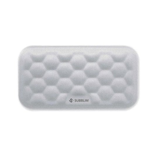 Descansa-muÃ±ecas Subblim SUBMP-04E041 Ergo AirPadding prateado espuma viscoelÃ¡stica