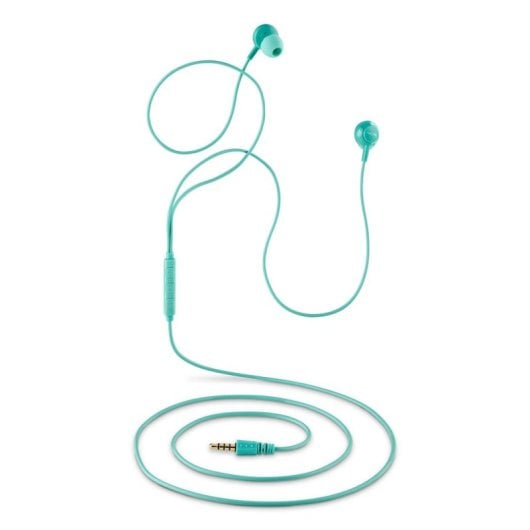 Auriculares NGS Cross Drift Mint con cable Jack 3.5 mm Uso Llamadas y Música Micrófono Control en Cable Color Menta