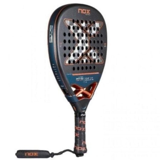 Pala de Pádel Nox Sport AT10 Luxury Genius Attack 18K diamante carbono 18K spin