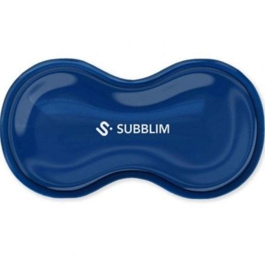 Reposamuñecas Subblim Ergo Crystal Flex Gel Réfrigérant Bleu Foncé 150x85x29mm