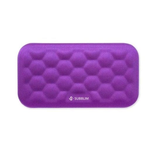 Reposamuñecas Subblim SUBMP-04E042 Ergo AirPadding mousse mémoire AirMesh 3D violet