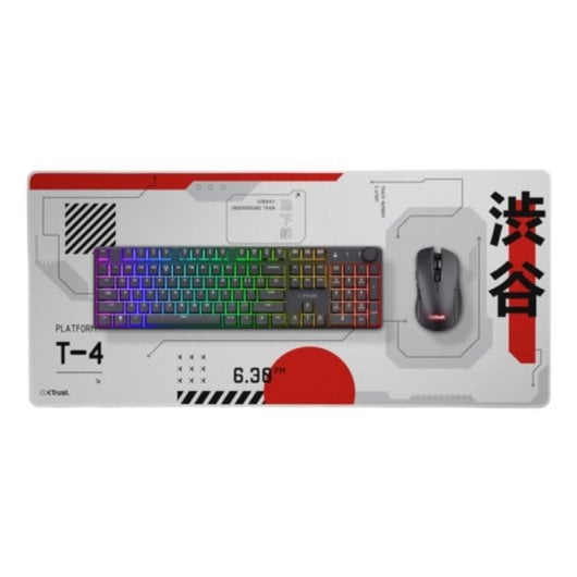 Alfombrilla Trust GXT 759 XXL Gaming bordas cosidas superfície antideslizante