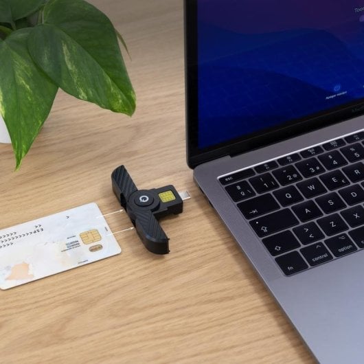 Smartcard-Leser TooQ TQR-3011B USB-C Kompakt Schwarz Plug&Play