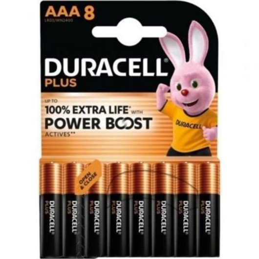 Pila Duracell Plus Power Boost AAA Alcalina Pack 8