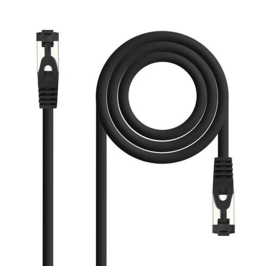 Cable de red Nanocable Cat8.1 SSTP 7 m LSZH negro