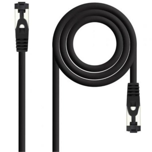 Cable de red Nanocable Cat8.1 SSTP 7 m LSZH negro
