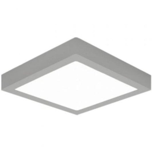 Downlight Iglux SUP-102413-FS superficie 13W cuadrado plata 3000K 1020 lúmenes