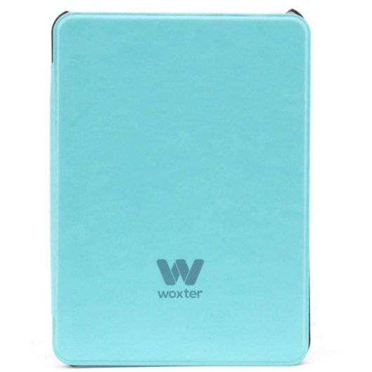 Funda para libro electrónico Woxter EB26-010 Universal 6" Azul con luz y cuero