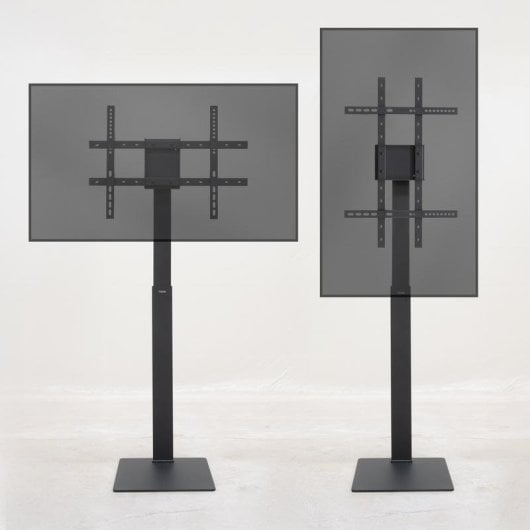 Supporto TV da pavimento TooQ FS2286M-B rotazione 90° 37-70" acciaio nero