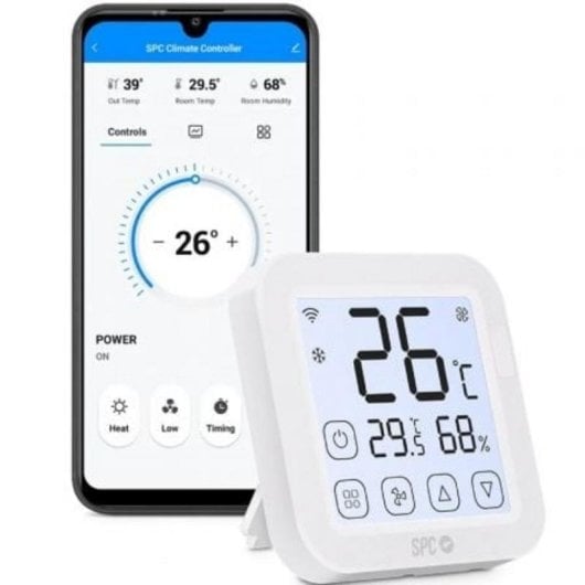 Temperatursensor SPC Climate Controller Wi-Fi Touchscreen IR Geolokalisierung