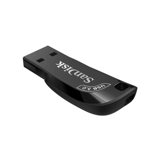 Clé USB Sandisk Ultra Shift 128GB USB 3.2 Lecture 100MB/s Compacte Noire