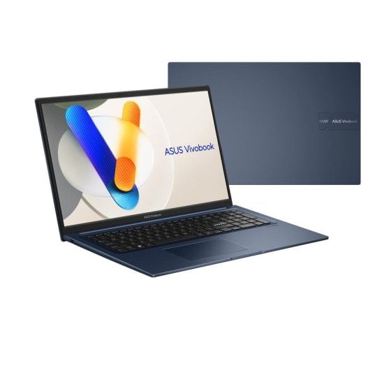 Portable ASUS Vivobook 17 P1704VA-AU909X 17.3" Intel Core 7 150U 24GB 1TB SSD Windows 11 Pro Bleu