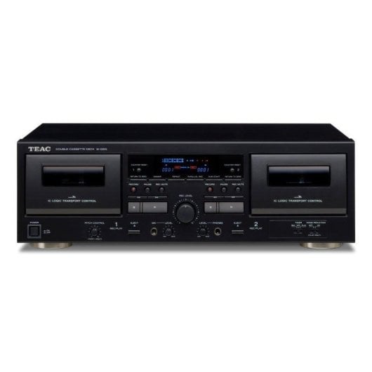 Pletina cassette Teac W-1200 double cassette USB enregistrement numérique noir