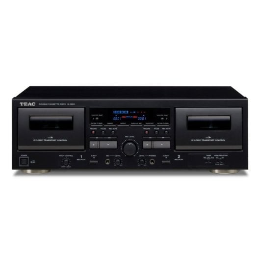 Pletina cassette Teac W-1200 double cassette USB enregistrement numérique noir