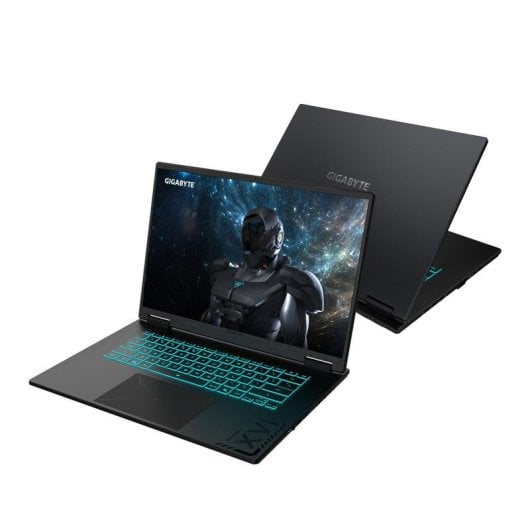 Notebook Gigabyte GAMING A16 PRO DYHG5FRCC4SH 16" Intel Core 7 240H 32GB 1TB SSD RTX 5080 16GB QHD+ Schwarz