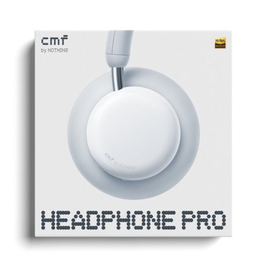 Auriculares CMF by Nothing Headphone Pro Inalámbricos com Cancelamento de Ruído Cinza Claro