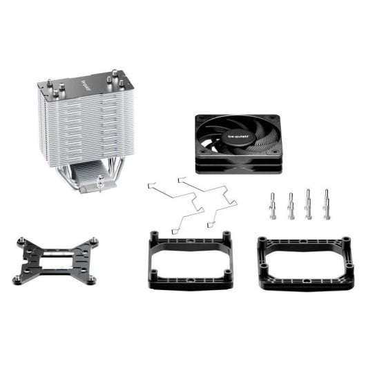 Kühllösung Luft Be quiet Socket LGA 1700 AM4 100mm Pure Rock Slim 3 Silber