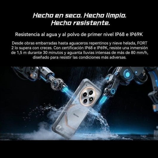 Blackview Fort 2 4G 8GB 256GB 6.56" Schwarz