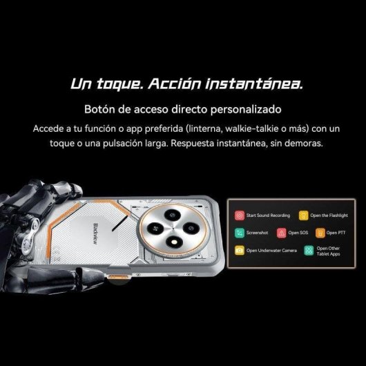 Blackview Fort 2 4G 8GB 6.56" 128GB Blanco batería 5000 mAh