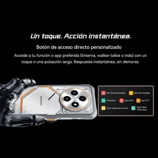 Blackview Fort 2 4G 8GB 6.56" 128GB Negro batería larga duración