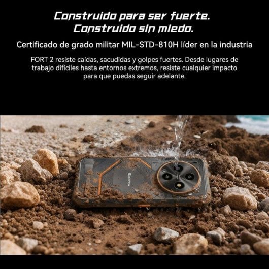 Blackview Fort 2 8GB 128GB 6.56" IPS 4G Dual SIM NFC Bateria 5000mAh Android 15 Branco