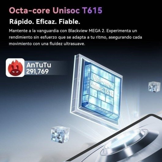 Tablet Blackview Mega 2 4G 12" 6GB 128GB Azul con Teclado y Stylus Pen