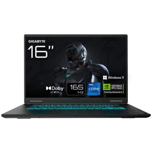 Portátil Gigabyte GAMING A16 CWHI3FR864SH 16" Intel Core i7-13620H 32GB 1TB SSD RTX 5070 8GB W11H