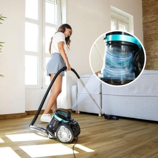 Aspirador sem Saco Cecotec Conga Rockstar Cyclonic Plus 800W Filtro HEPA 2L Preto