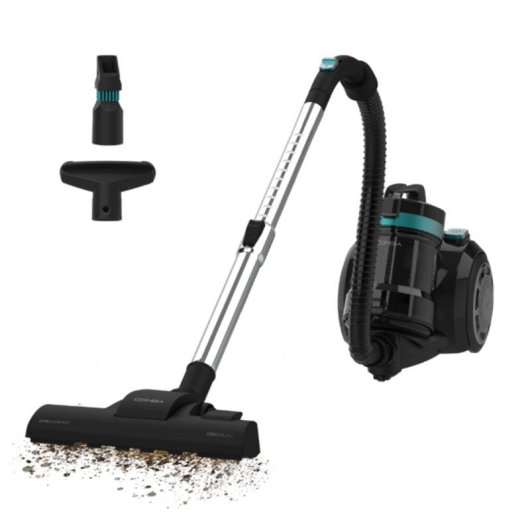 Aspirador sem Saco Cecotec Conga Rockstar Cyclonic Plus 800W Filtro HEPA 2L Preto