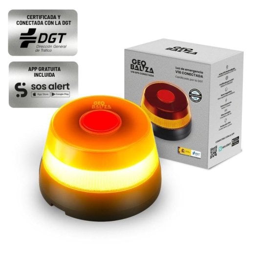 Baliza Geobaliza V16 GPS Conectada LED Certificada Visibilidad 1 km