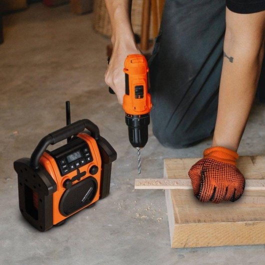 Radio FM Metronic 477227 Bluetooth 30W Batería Recargable IP54 Powerbank