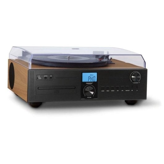 Microcadena Mooov 477365 Tocadiscos Bluetooth 50W CD USB FM Moderno Mando