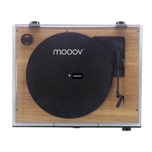 Microcadena Mooov 477365 Tocadiscos Bluetooth 50W CD USB FM Moderno Mando