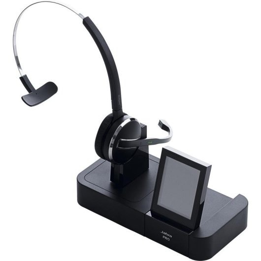 Auricolare Jabra Pro 9460 Mono Wireless Bluetooth per Ufficio con Cancellazione Rumore Nero