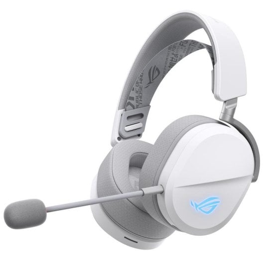 Casque ASUS ROG Pelta sans fil et filaire Bluetooth Gaming rétroéclairage multicolore Blanc