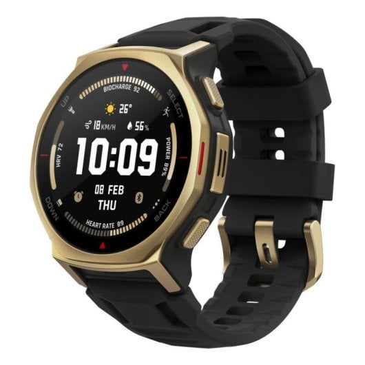 Amazfit T-rex 3 Pro Bluetooth GPS NFC WiFi 44mm AMOLED Or Noir Taille Unique 10ATM SpO2 Pulsomètre