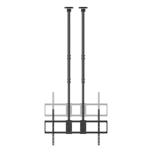 Soporte de techo Aisens CT120TLE-395 para TV 60-120" acero negro inclinable