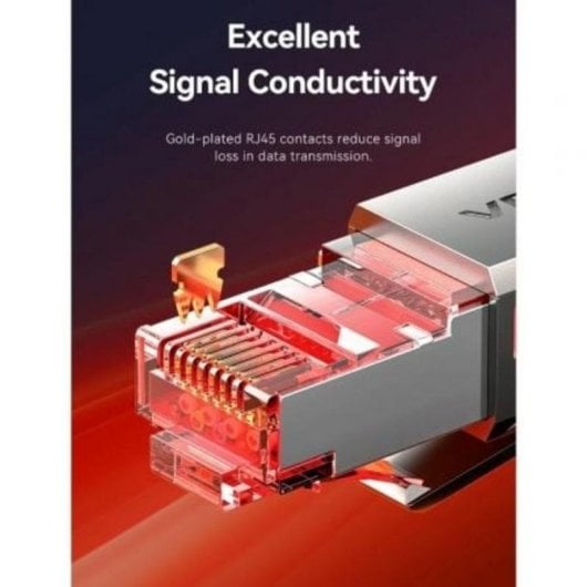 Cable de red Vention IKMHG Cat.8 SFTP 1,5m triple blindaje gaming gris