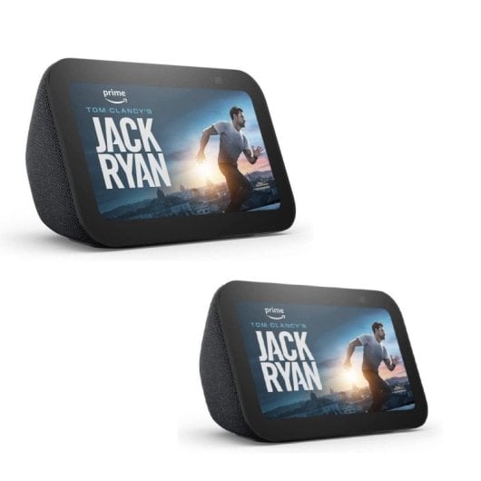 Amazon Echo Show 5 (3ª Generación) Pantalla Táctil Inteligente con Alexa Antracita 2 Unidades